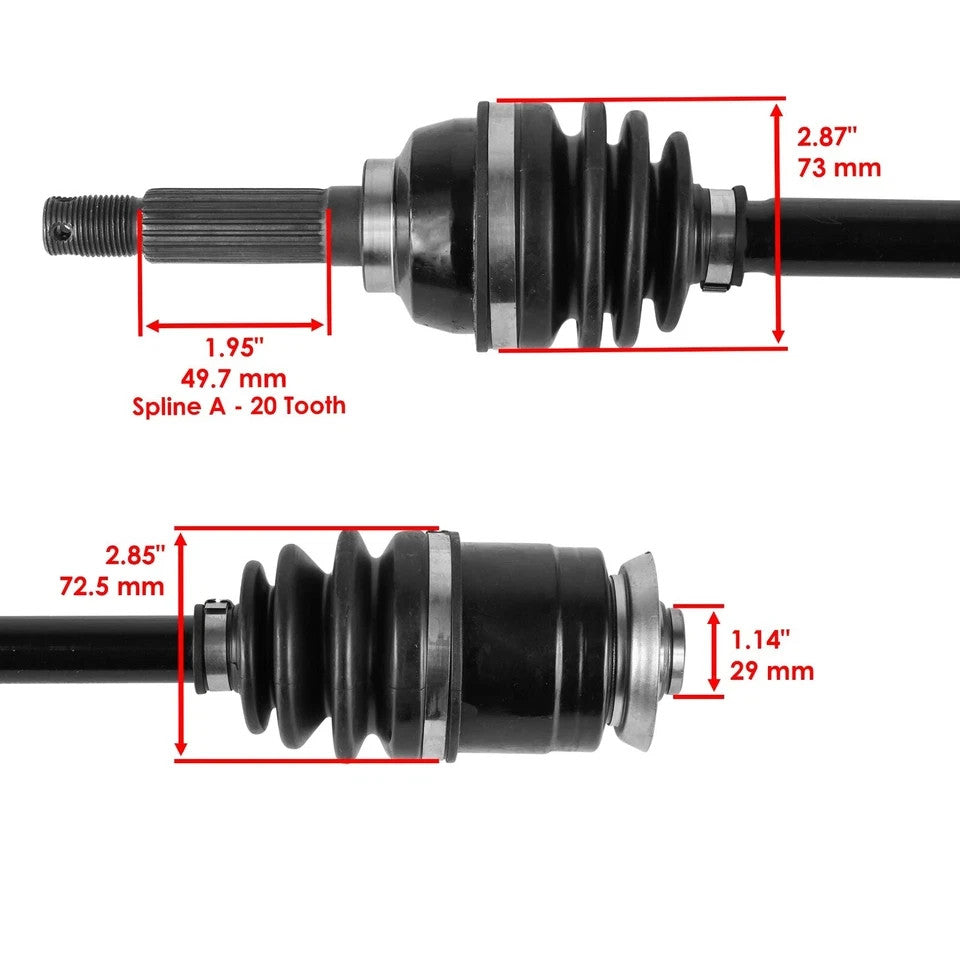 54901-19B31 Front Left Or Right CV Axle For Suzuki QuadRunner LTF250F 1997-2002
