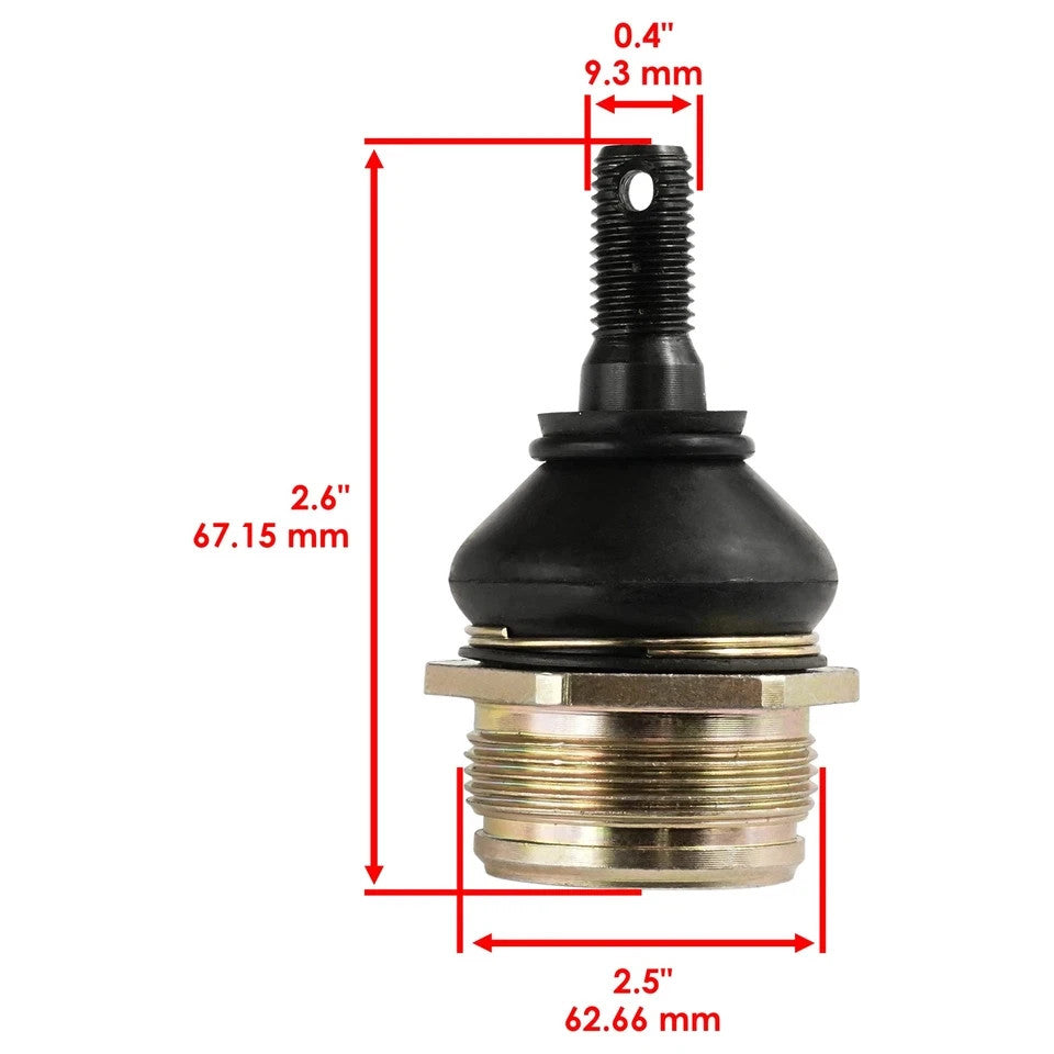 4 Upper and Lower Ball Joints for Kawasaki Bayou 300 KLF300 KLF300-C 1989-2005