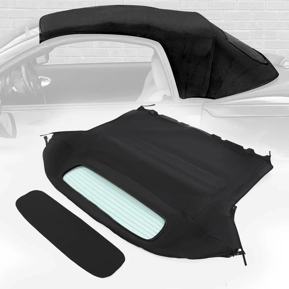 HECASA Vinyl Convertible Soft Top &Heated Glass Window Fit Nissan 350Z 2003-2009