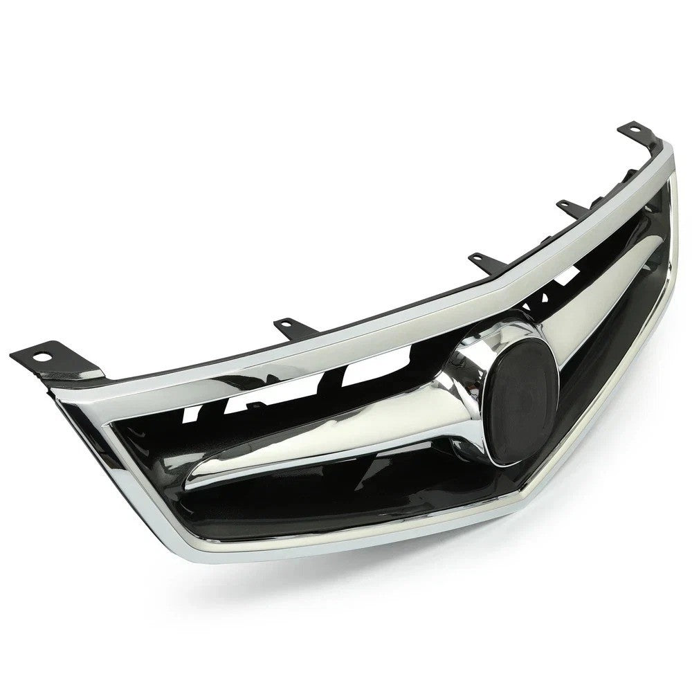 Fits Acura TSX 2006 2007 2008 Front Bumper Upper Grille W/Chrome Molding