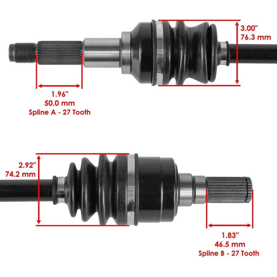 Rear Left & Right CV Joint Axle Shaft For Yamaha Viking 700 YXM700 2014-2022