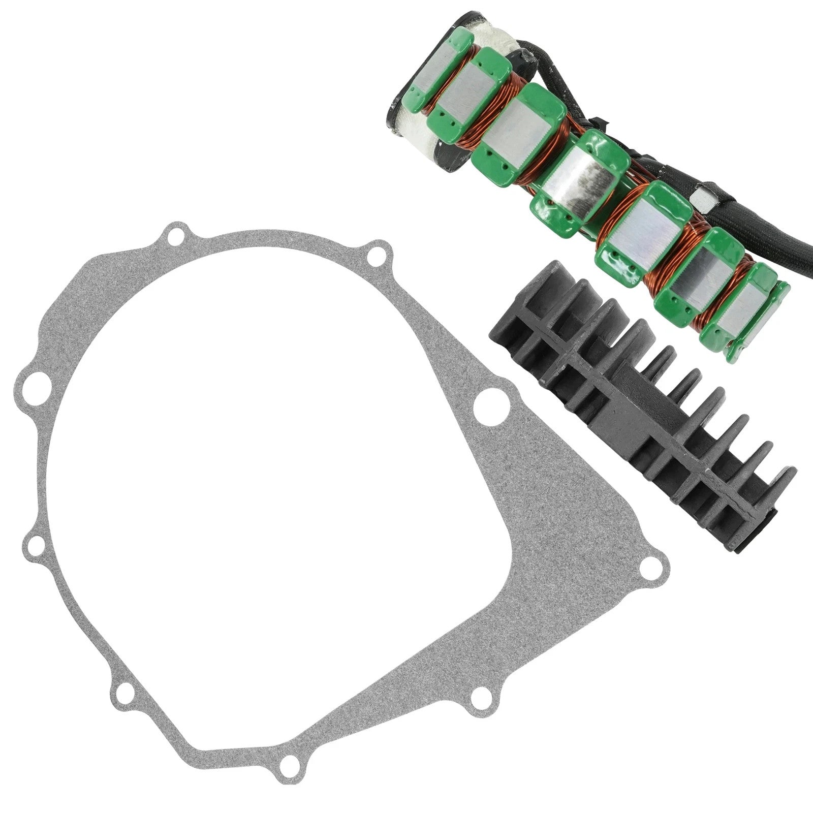 Stator & Regulator Rectifier for Yamaha Moto-4 350 YFM350 1990-1994 W/Gasket