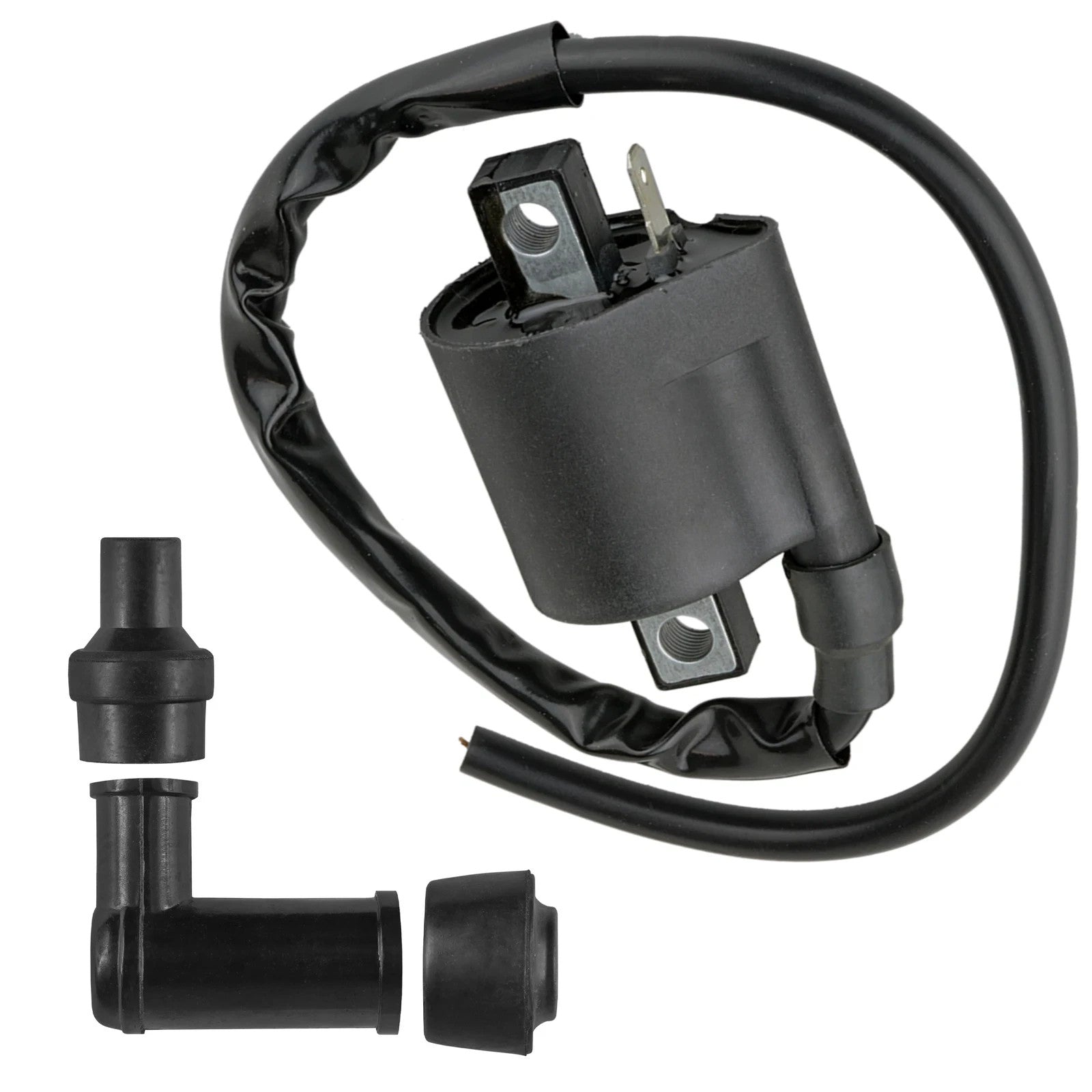 Ignition Coil with Spark Plug Cap for Yamaha TT-R90 TTR90 TTR90E 2000 2001- 2007