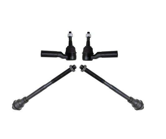 Front Inner Outer Tie Rod End Set Kit 4pc for Silverado Sierra 2500 3500 HD