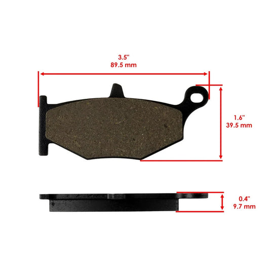 Front And Rear Brake Pads for Suzuki GSX-R750 GSXR750 GSX R750 2006-2009