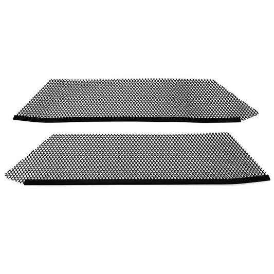 4PCS FOR CORVETTE C8 2020-2024 RADIATOR MESH GRILL GRILLE GUARDS COVERS BLACK