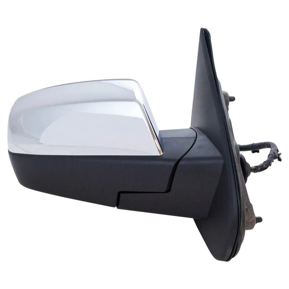 Mirror Power Folding Heated Memory Signal Puddle Chrome Right RH for GM Pickup