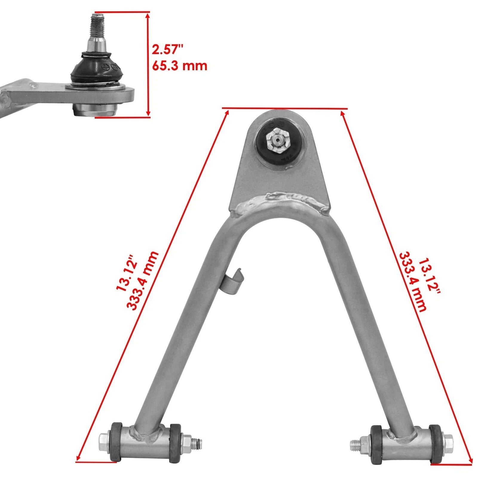 Front Lower & Upper A-Arms for Yamaha Raptor 350 YFM350R YFM 350R 2004-2010