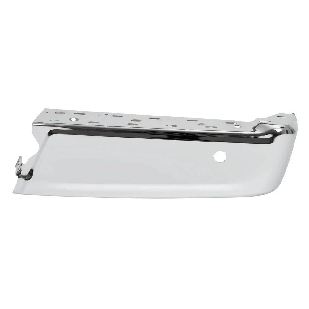Chrome Rear Bumper End Cap Right W/2 Sensor Holes For 21-23 Ford F-150 Lightning