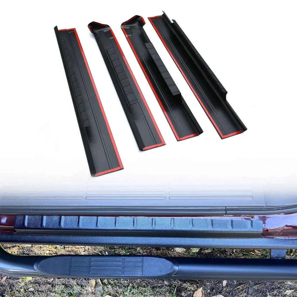 Rocker Panels Protector Cover Trim Fit For 01-06 Chevy Silverado Sierra Crew Cab