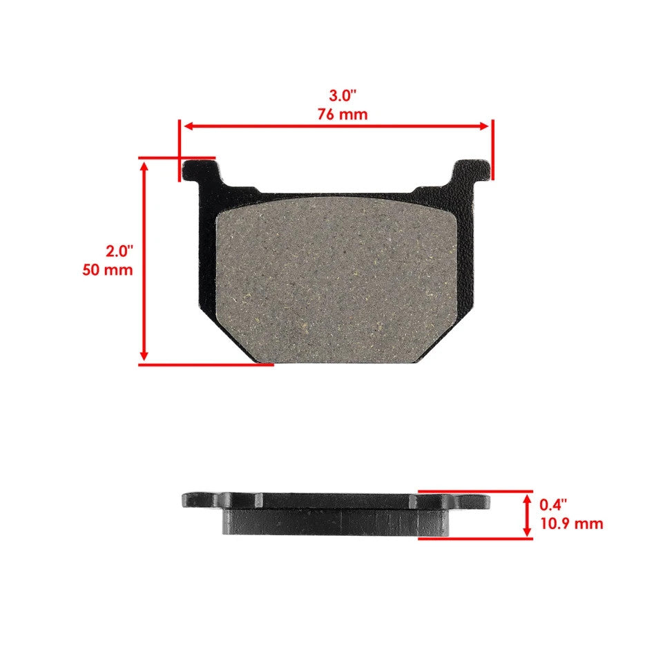 Caltric Brake Pads for Suzuki GS750 1980 1981 1982 1983 Front Motorcycle Pads