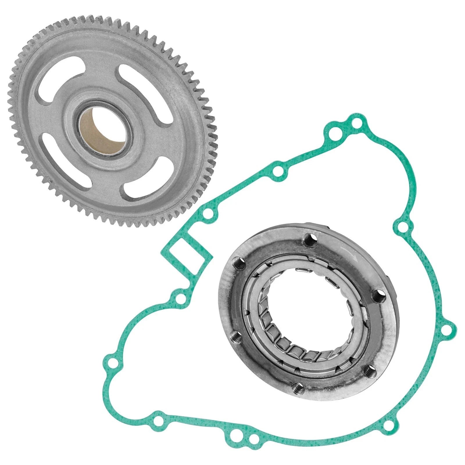 Starter Clutch Idler Gear Gasket for Kawasaki Bayou 400 KLF400B 4X4 1993-1999