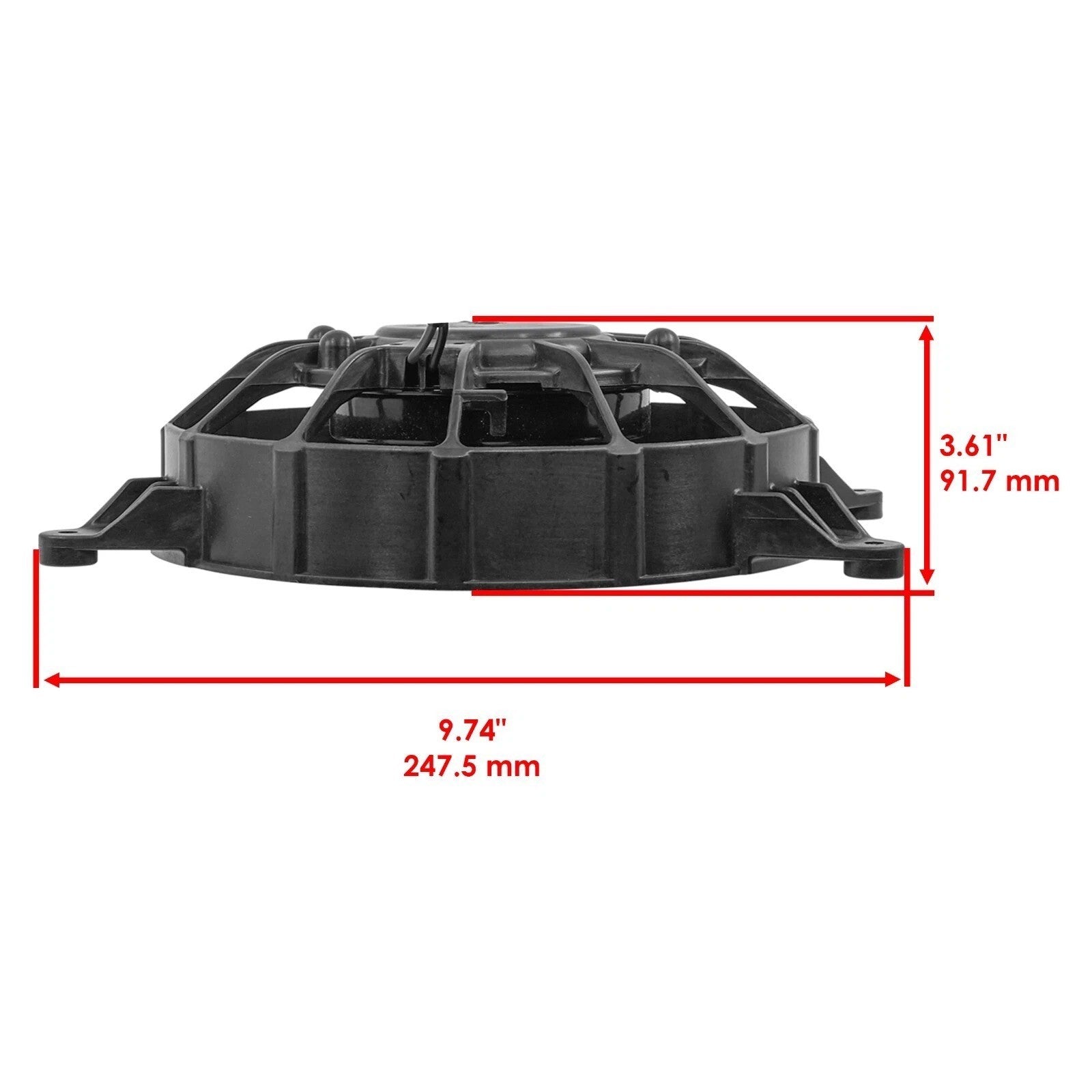 For Yamaha Kodiak 450 YFM450 Radiator Fan 2003-2025 / 5ND-E2405-02-00