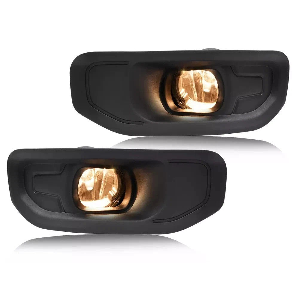 HECASA For Ram 1500 2019-2024 Halogen Bumper Fog Lights Driving Lamps w/ Switch