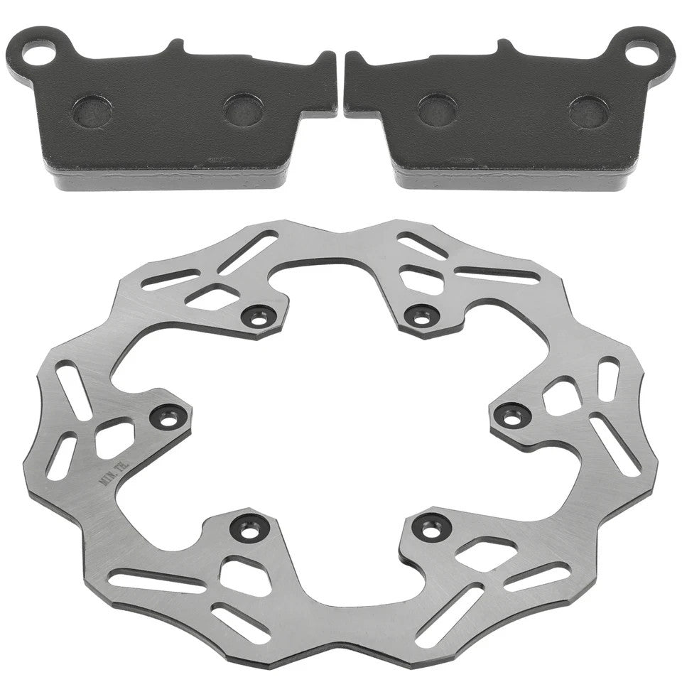 Rear Brake Disc Rotor W / Brake Pad Fits Yamaha YZ125 YZ250 YZ450F 2003 - 2025