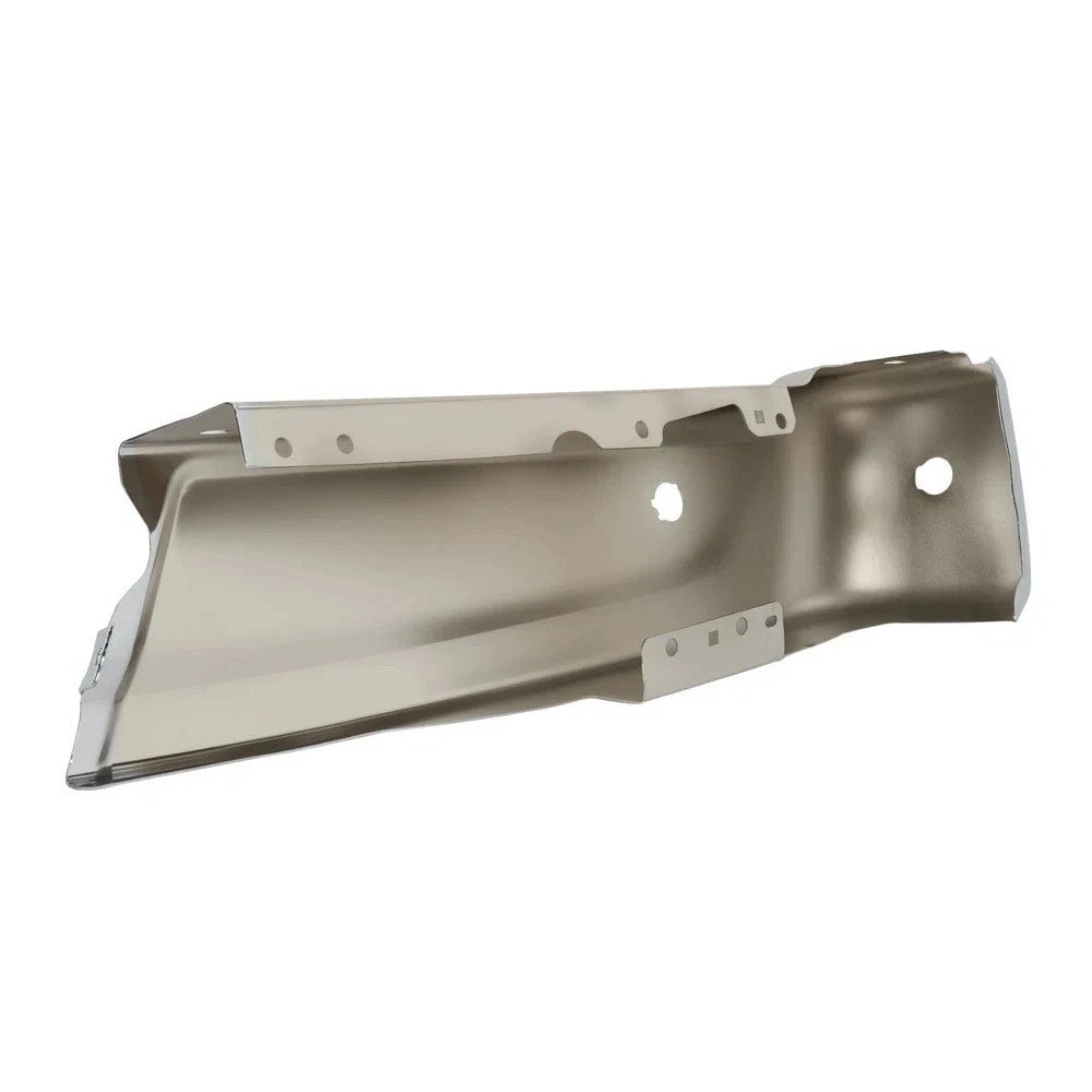 Chrome Rear Bumper End Cap Left W/2 Sensor Holes For 21-23 Ford F-150 Lightning