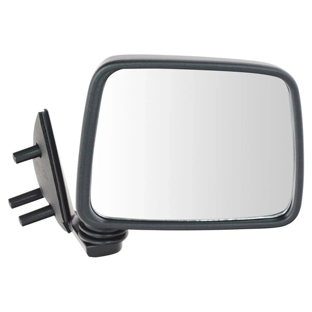 Black Manual Side View Mirror Left/Right Pair Set For Pathfinder D21 Truck