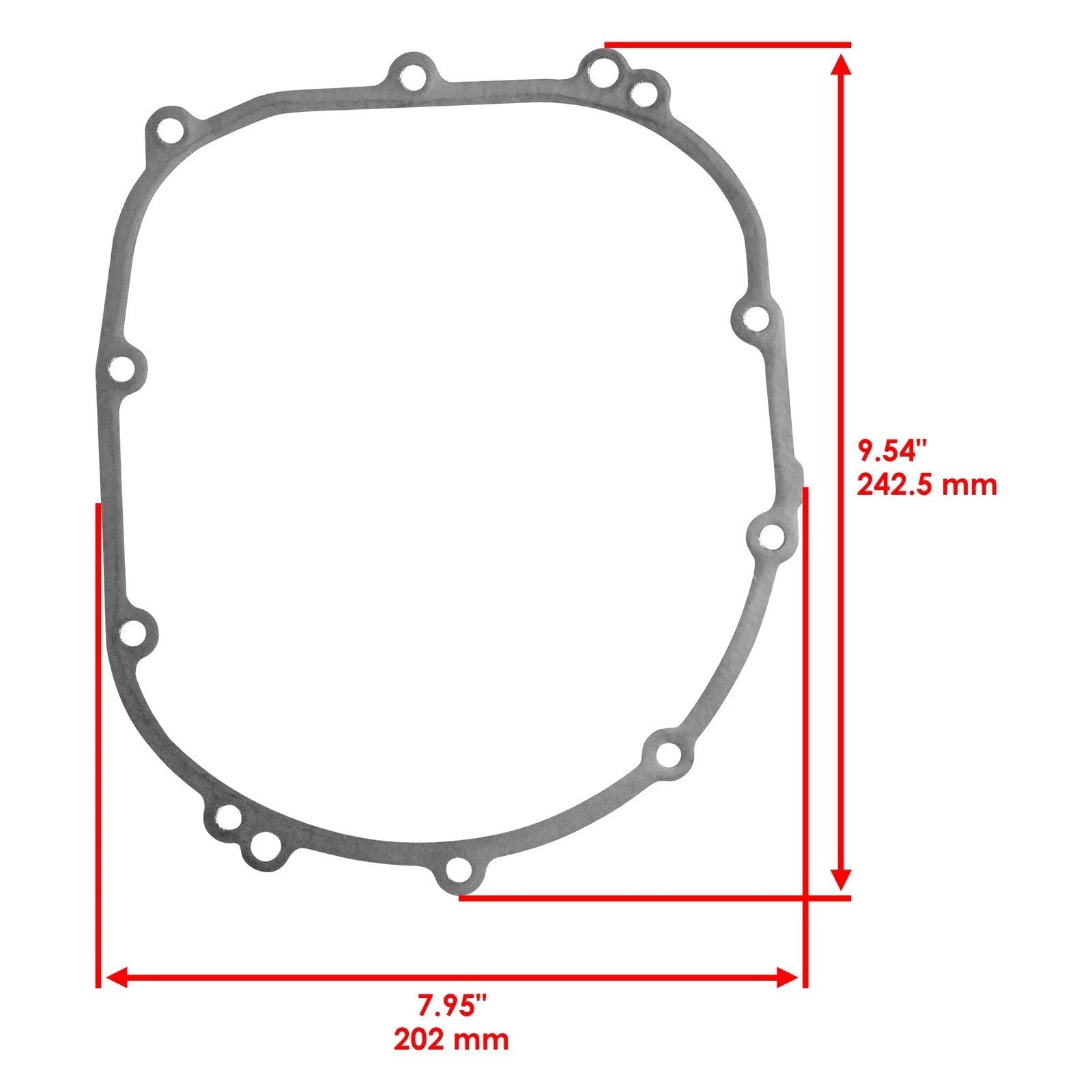 Clutch Cover Gasket for Kawasaki Z1000 ZR1000 2003-2008