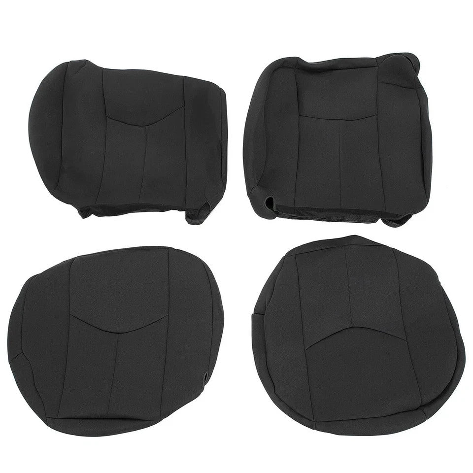 HECASA For Chevy Silverado/ GMC Sierra 1500 1999-2006 Front Seat Cover Cloth