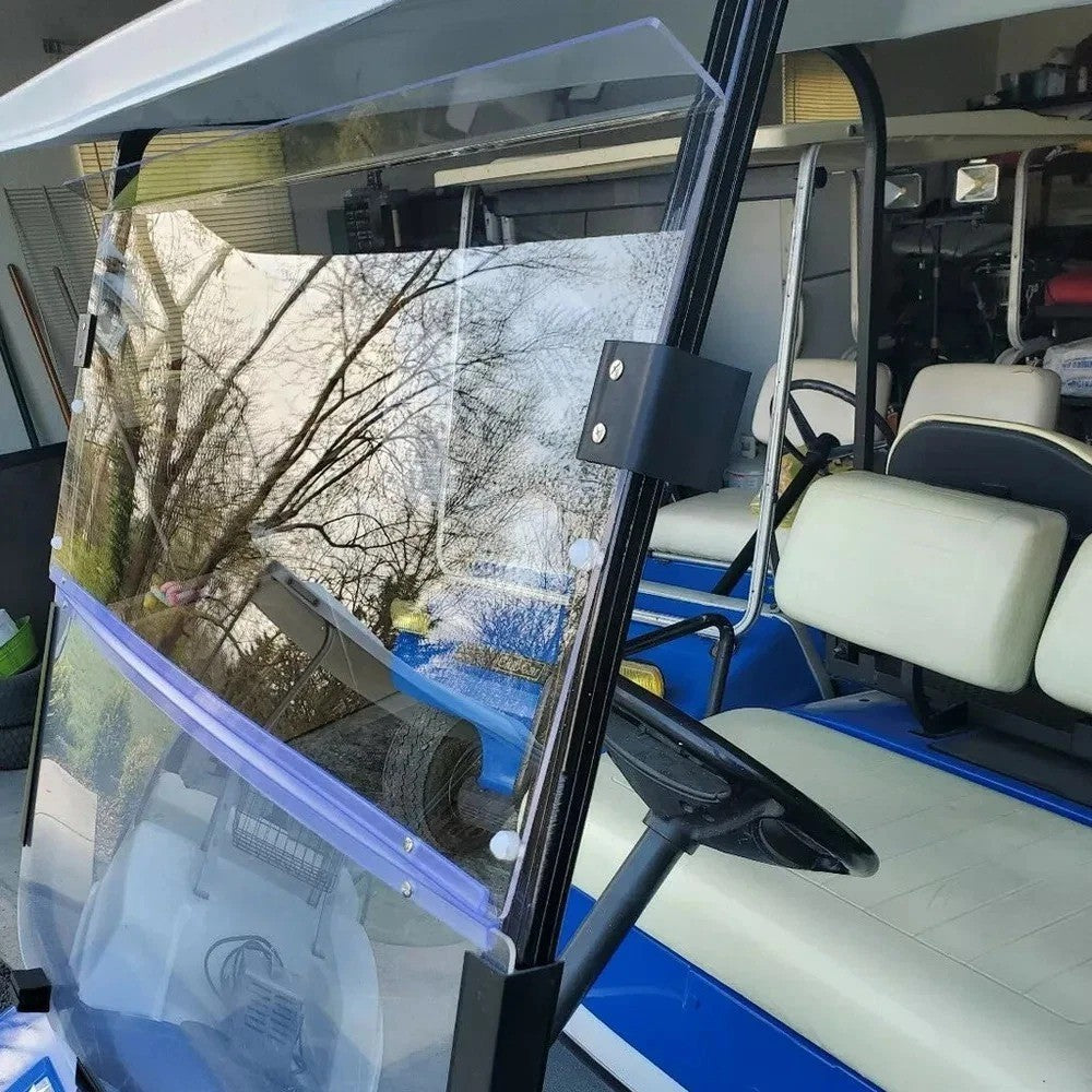 Golf Cart Folding Windshield Windscreen For Yamaha G14 G16 G19 1995-2003