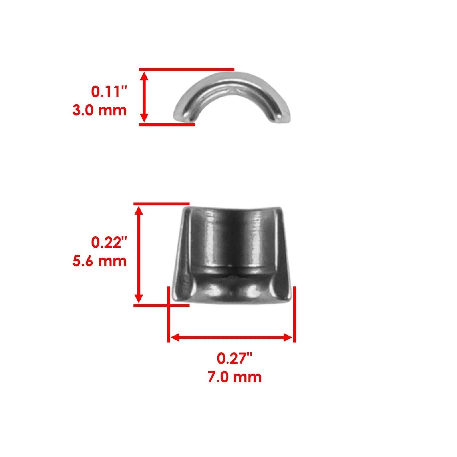 Caltric Exhaust & Intake Valve Kit For Honda CRF250R 2004 2005 2006 2007