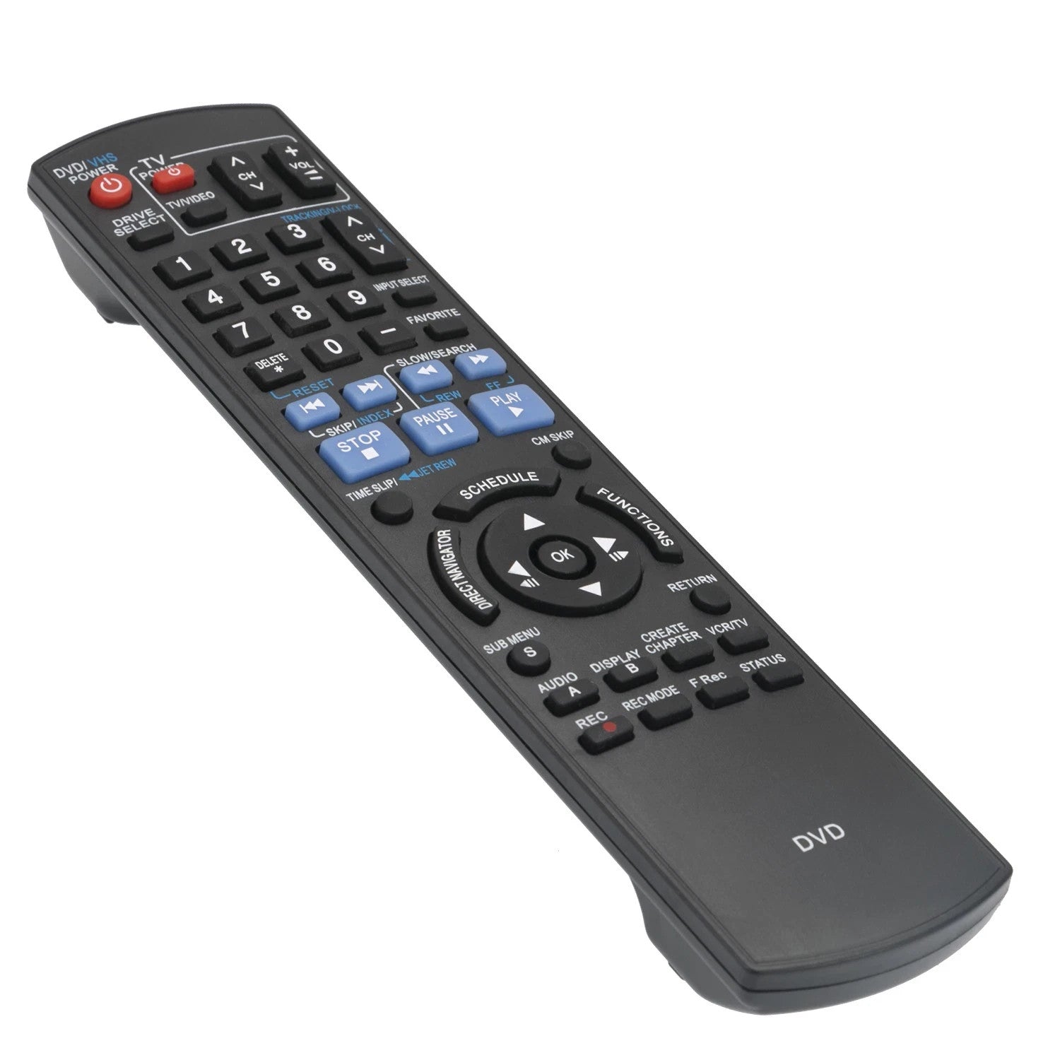 New N2QAYB000197 Replace Remote for Panasonic DVD DMR-EZ485V DMR-EZ48 DMR-EZ48V
