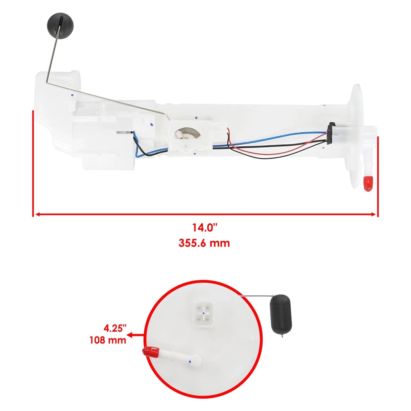 Fuel Pump for Kawasaki Mule Pro-Mx 700 KAF700A KAF700B KAF700C KAF700D 2019-2023