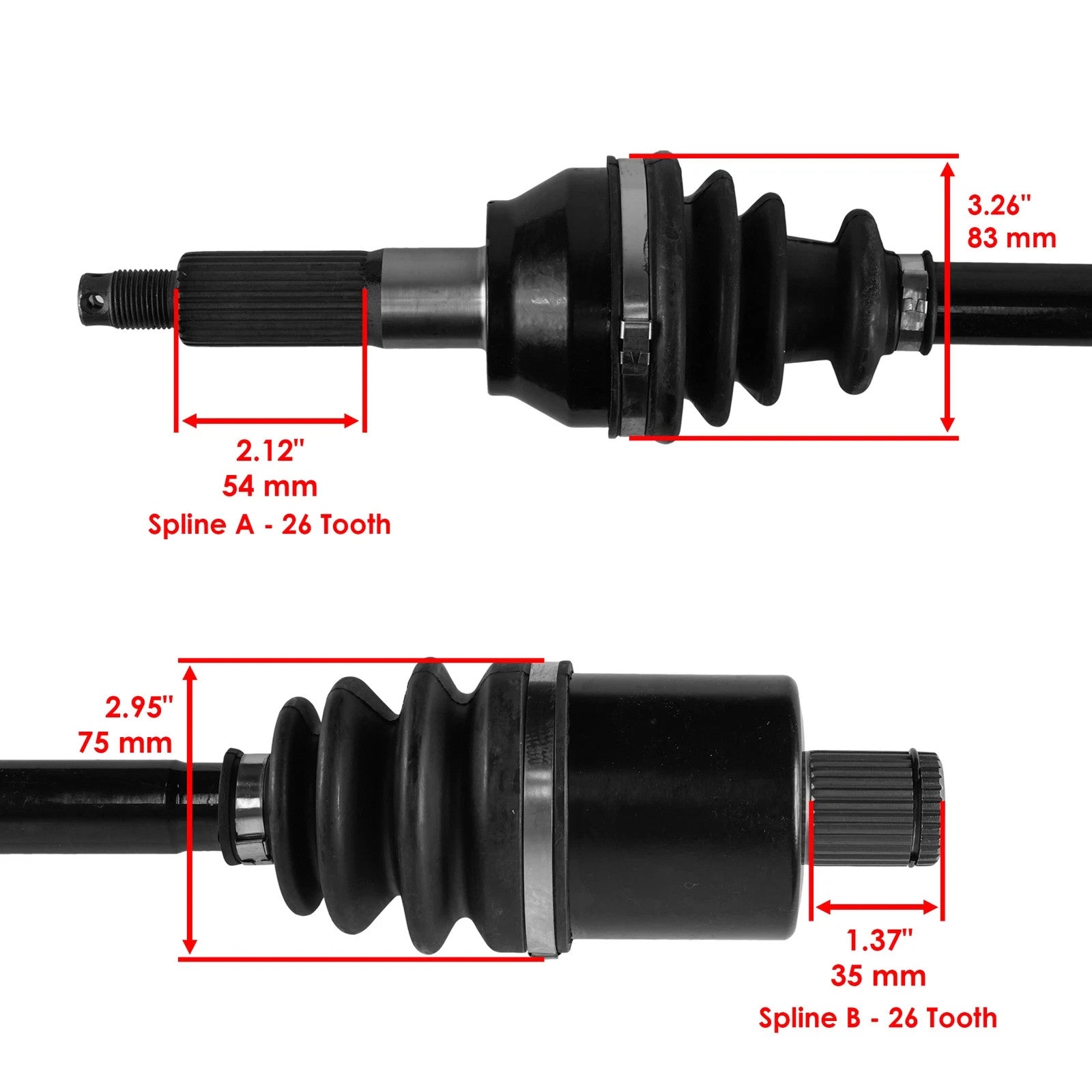 Rear Right Complete CV Joint Axle For Polaris Ranger XP 900 All 2013-2017
