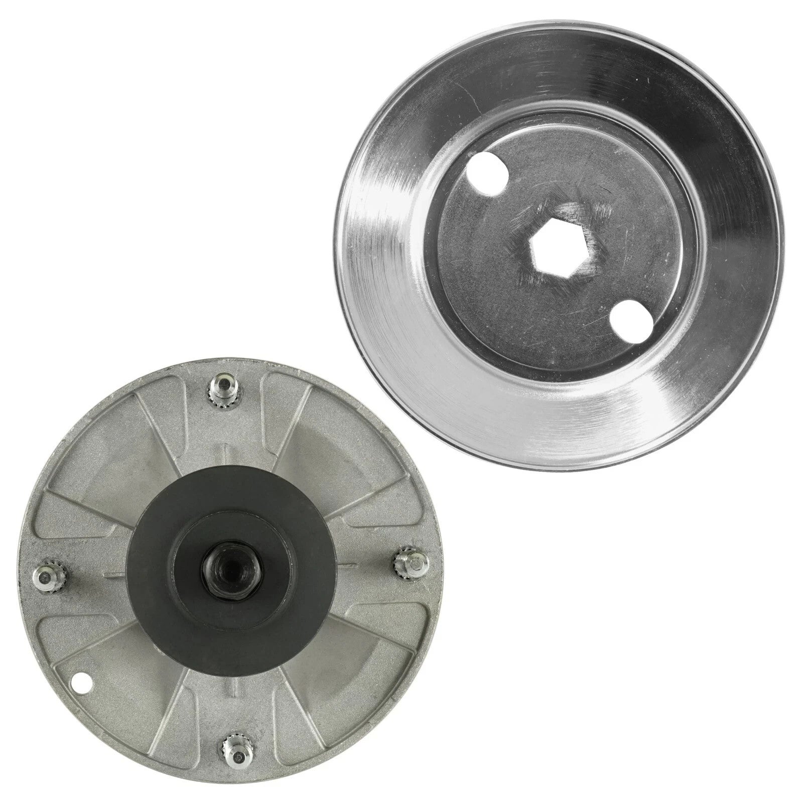 Mower Deck Spindle w/Pulley for John Deere X380 X384 X390 X394 X570 48" 54"
