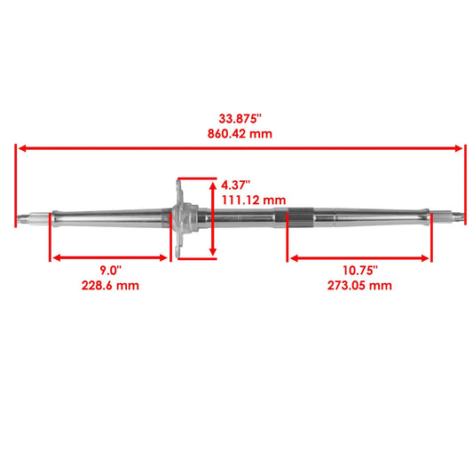 Rear Axle Shaft Wheel Hub for Honda TRX400EX TRX400 Ex Sportrax 400 2X4 1999-08