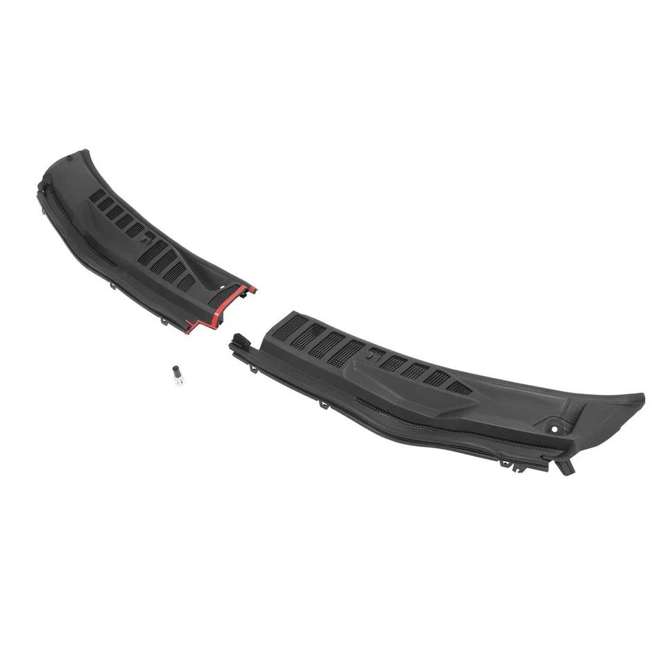 Fit For 17-22 Ford F250 F350 Super Duty Windshield Wiper Cowl Panel Grille Set