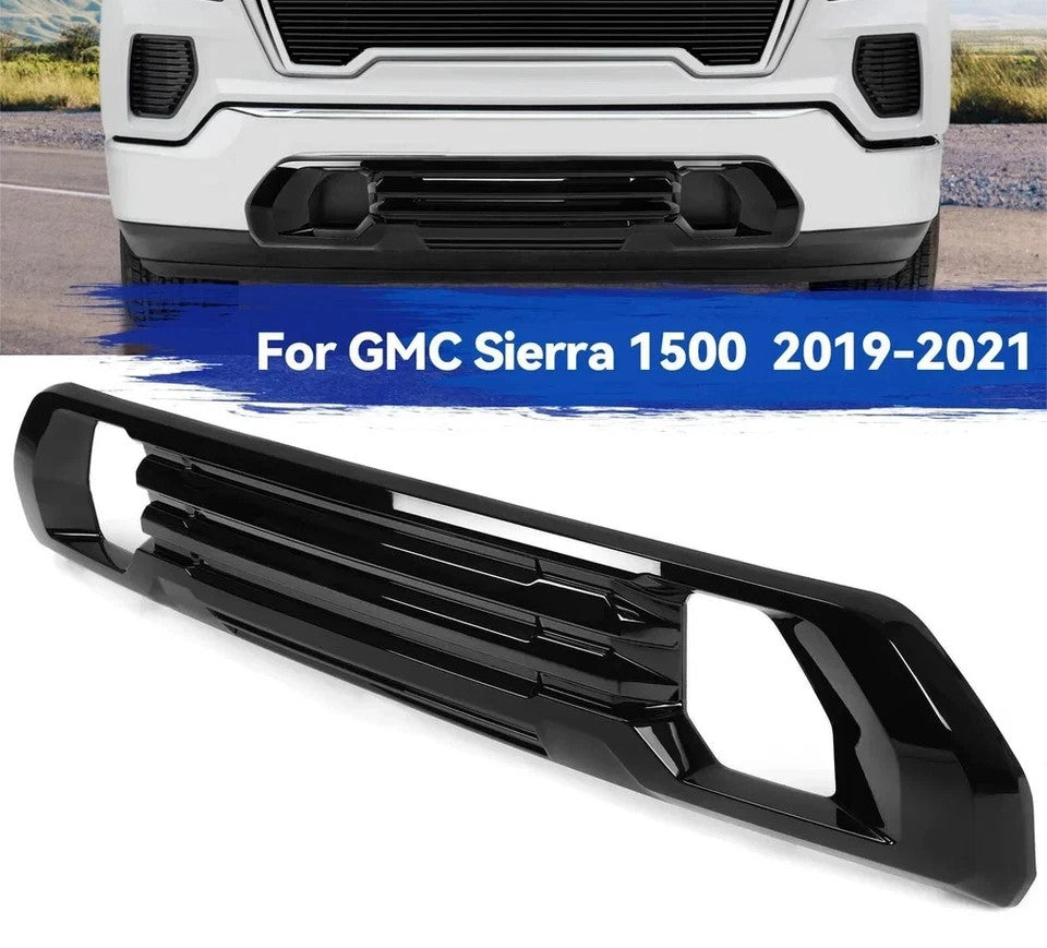 For GMC Sierra 1500 AT4/Denali 2019-2021 Front Lower Bumper Filler Grille Plate