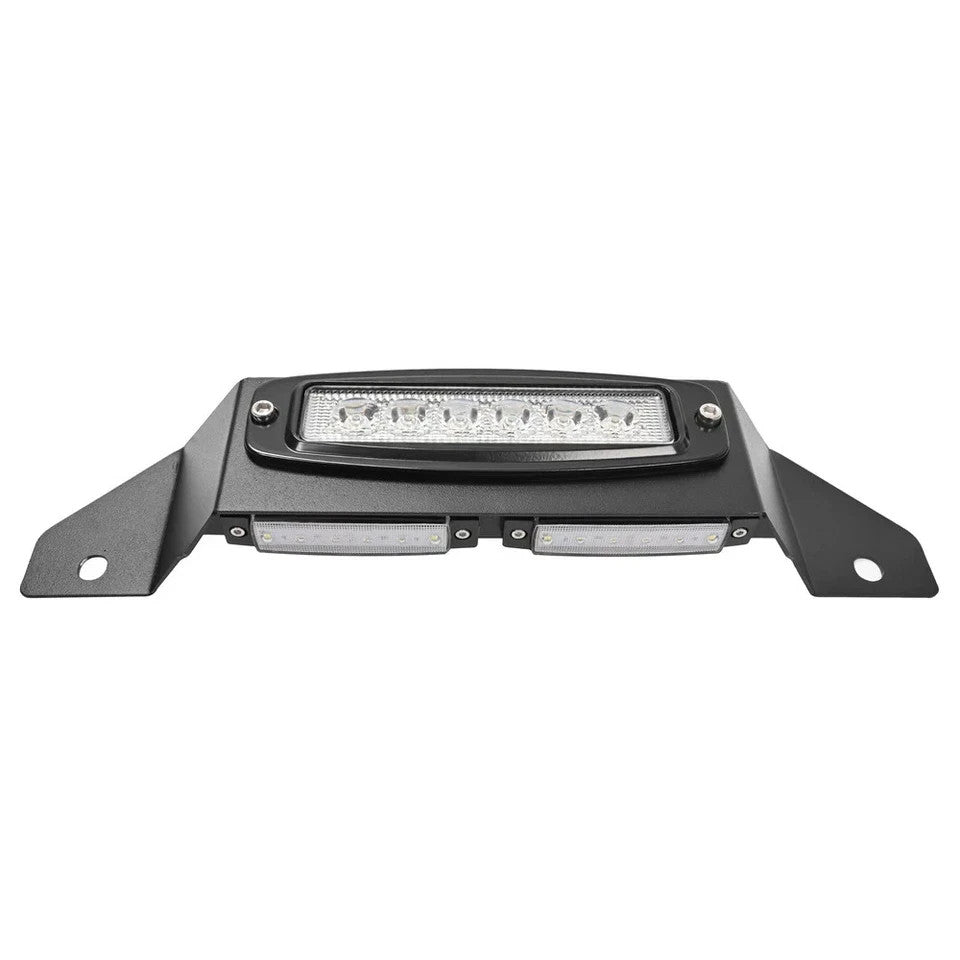 Fit Jeep Wrangler JK 07-18 Spare Tire Delete License Plate Bracket W/Brake Light