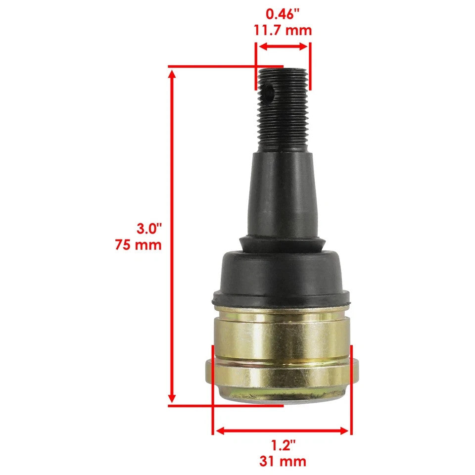 for Polaris Predator 500 2003 2004 2005 2006 2007 Upper and Lower Ball Joint Set