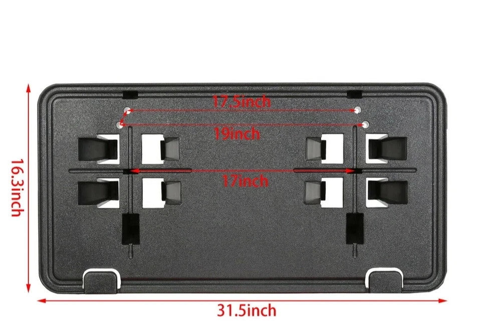 Front License Plate Bracket Mount Holder For 2015-17 FL3Z17A385B Ford F-150 F150