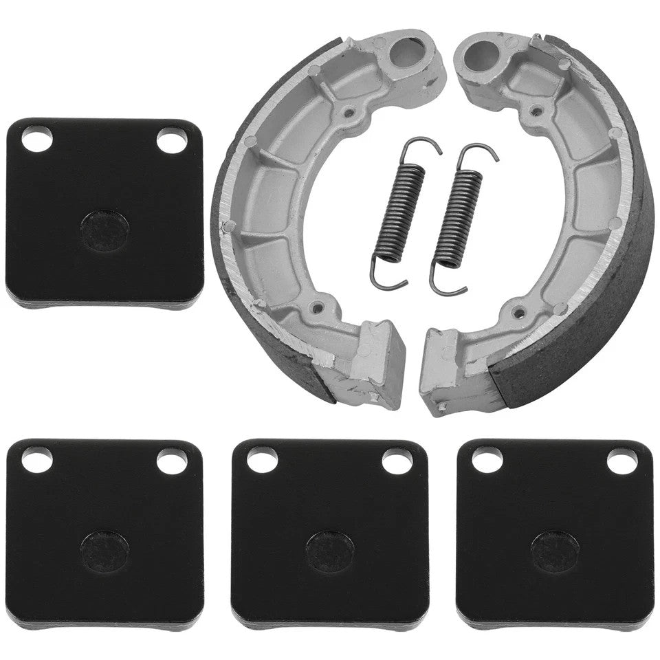 for Kawasaki KVF400 Prairie 400 1997-2002 Front Brake Pads and Rear Brake Shoes