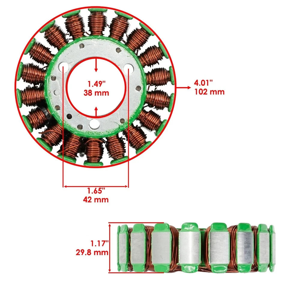 Stator & Gasket for  Kawasaki VN750 Vulcan 750 1990 1991 1992 1993-2006 Magneto
