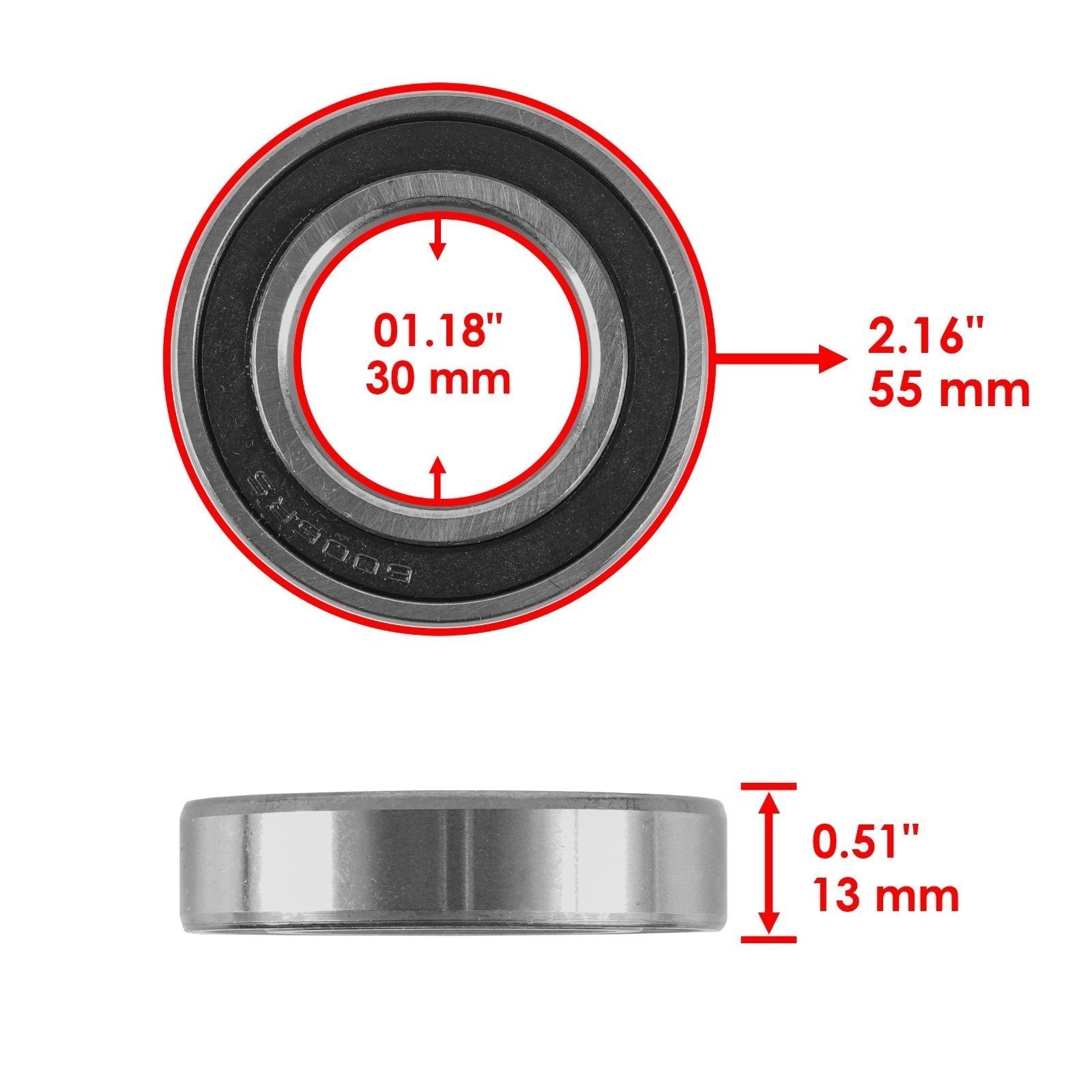 Front Wheel Ball Bearing And Seals Kit for Yamaha Kodiak 400 YFM400 4WD 2000-06