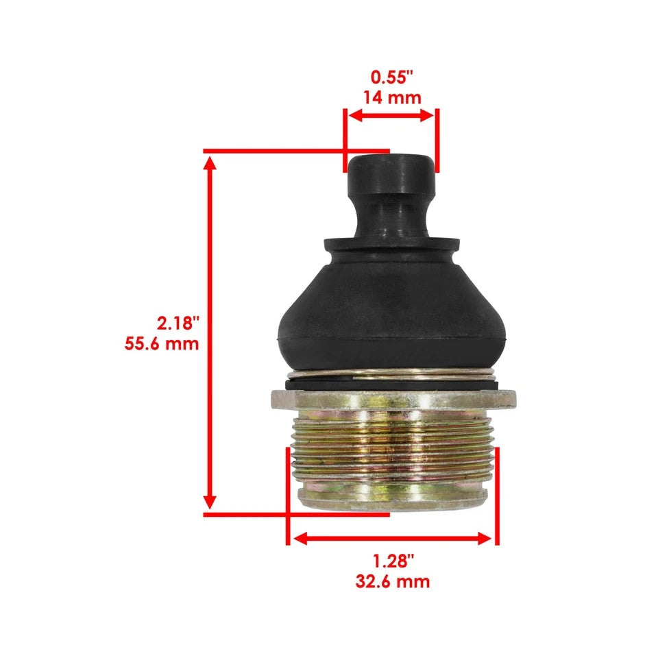 4 Upper and Lower Ball Joints for Kawasaki Bayou 300 KLF300 KLF300-C 1989-2005