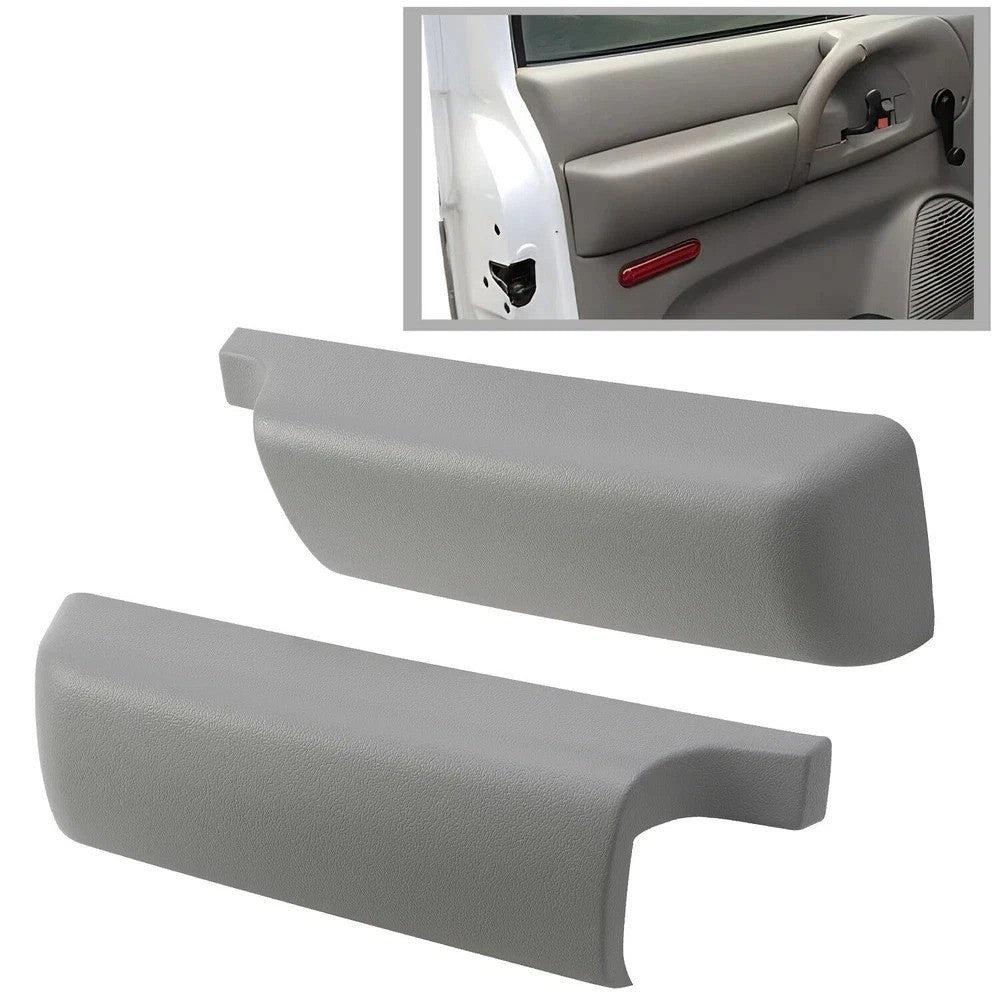 For 1996-2005 ASTRO SAFARI Gray Door Panel Armrest PAIR Repair Caps Covers ABS