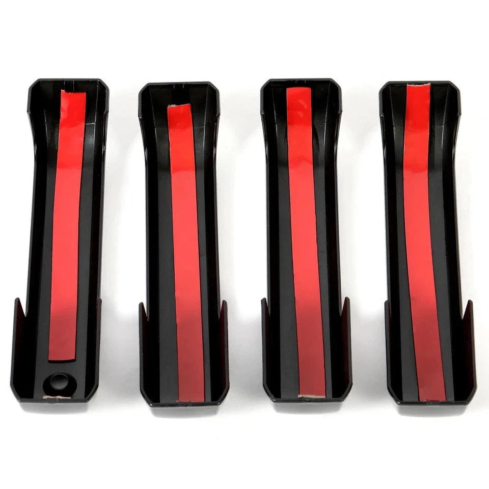 For 2015-2020 Ford F-150 Black Mirror Covers Caps & Black Door Handle Covers