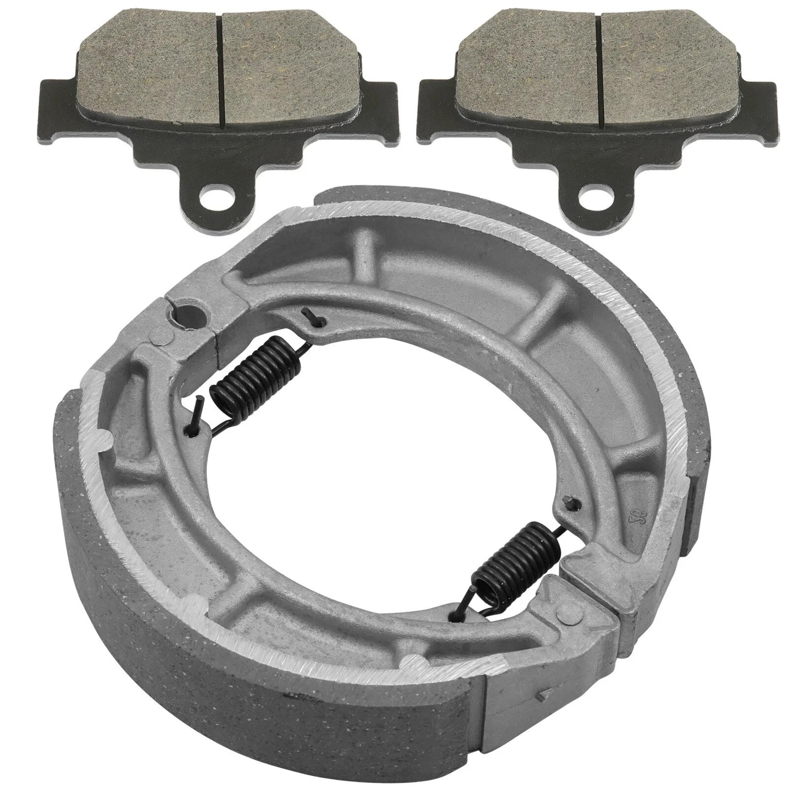 Front Brake Pads & Rear Brake Shoes for Suzuki GZ250 Marauder 250 1998-2010