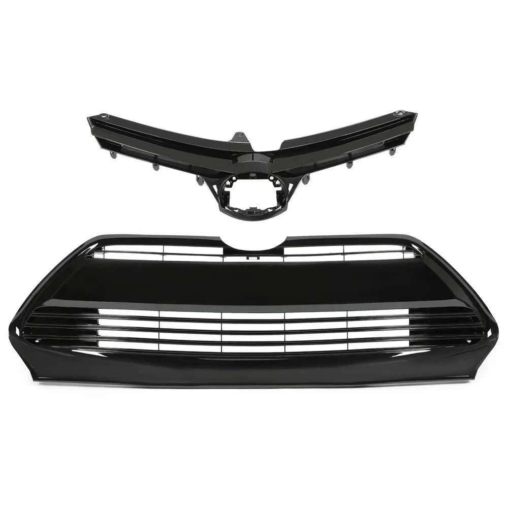 For Toyota Corolla L LE XLE CE 2017 2018 2019 Front Bumper Upper & Lower Grille