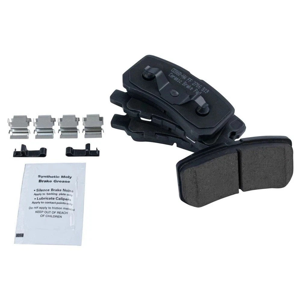 Rear Ceramic Brake Pads & Rotors Kit Fits 2001-2006 Mitsubishi Montero
