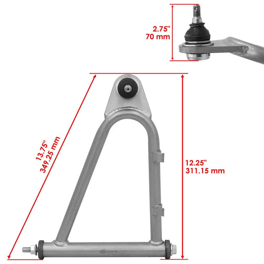 Front Upper and Lower A-Arm Set for Yamaha Banshee 350 YFZ350 1991-2003