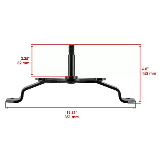 Caltric Steering Gear Shaft W/ Bushing For John Deere X300 X320 X340