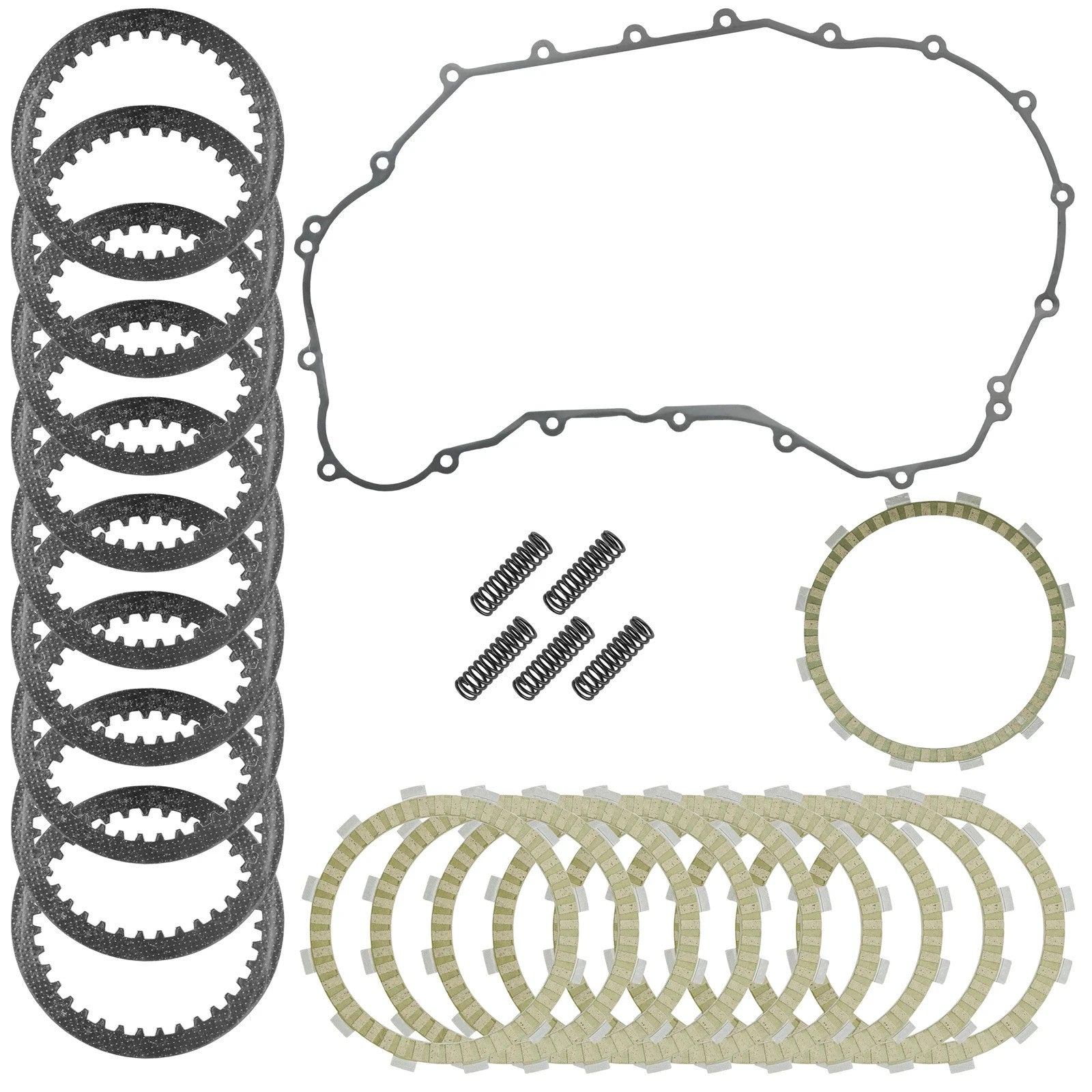 Clutch Friction Plates kit for Kawasaki Vulcan 1700 VN1700 Voyager ABS 2010-2023