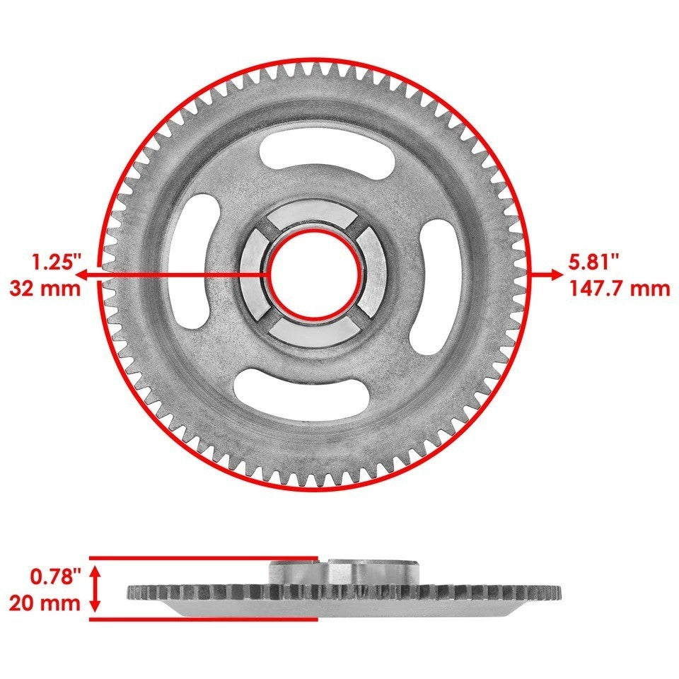 Starter Clutch Idler Gear for Kawasaki Brute Force 650 KVF650 4X4 2005-2013
