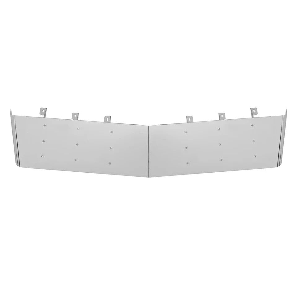 13" Drop Sun Visor For Kenworth T800/W900/T300 84-98 Windshield Stainless Steel