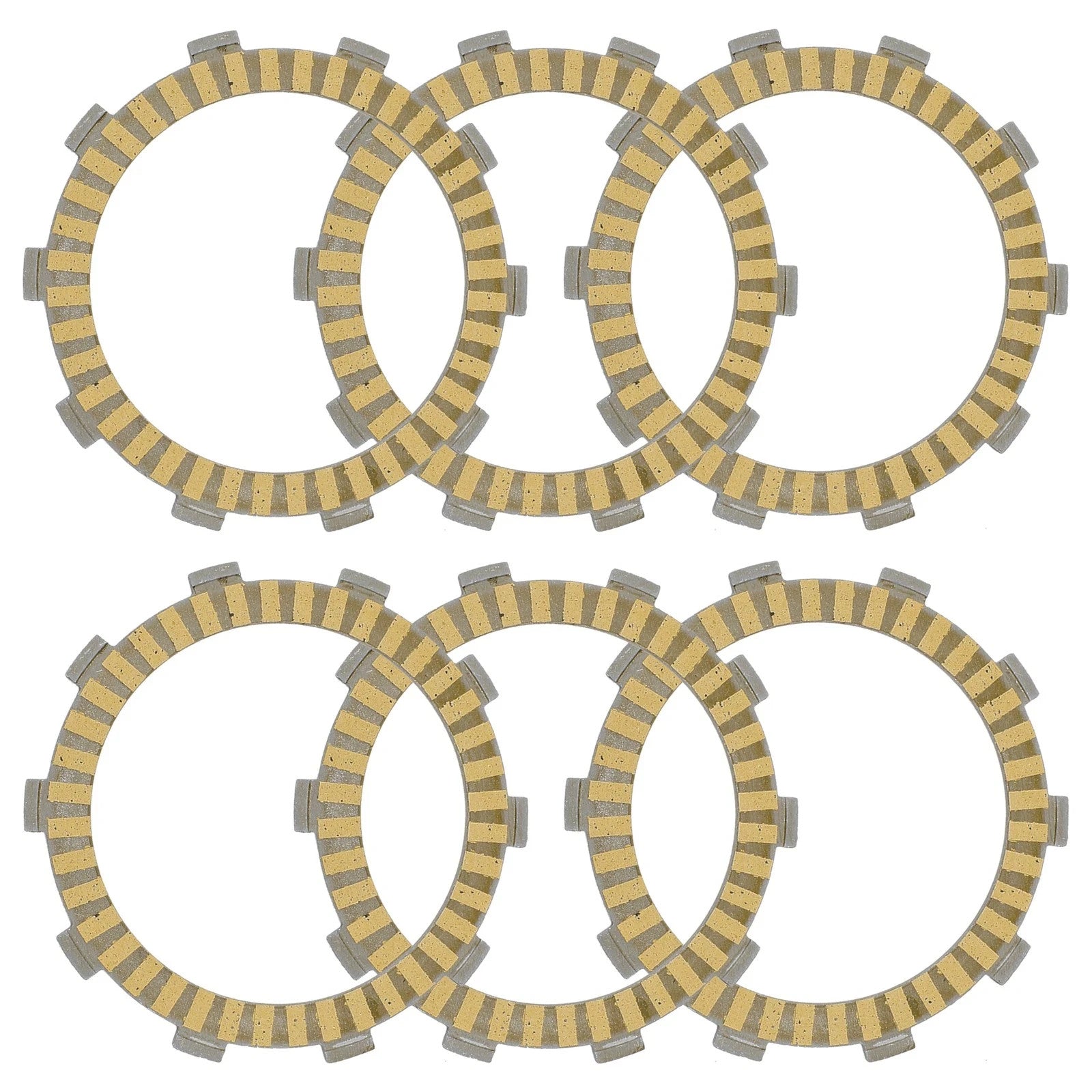 Clutch Friction Plates for Honda TRX420TE TRX420TM Rancher 420 2X4 Es 2007-2017